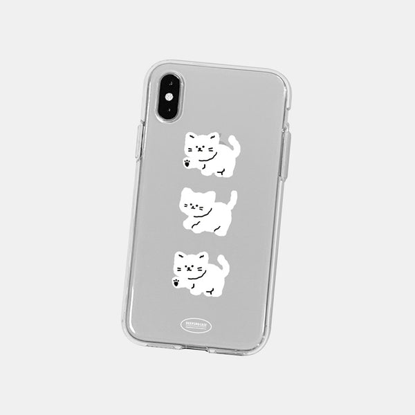 [DEEPING CASE] 냥냥펀치 Jelly Case (White)