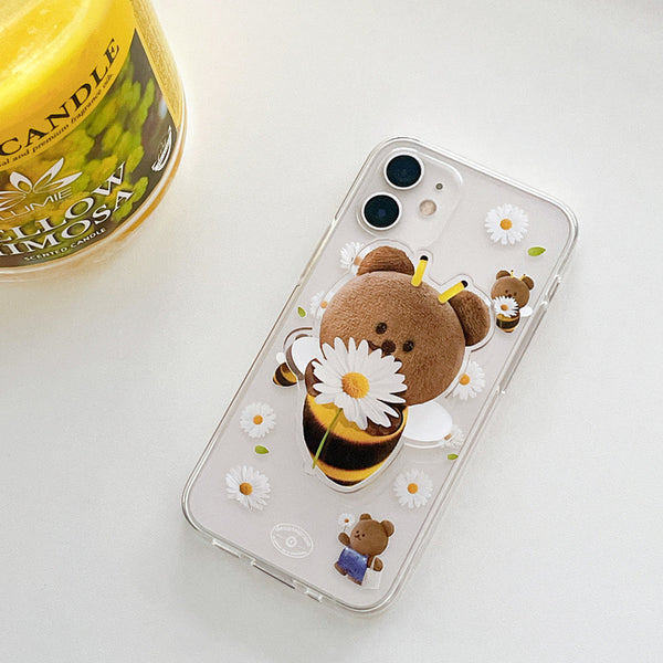 [DEEPING CASE] 꿀벌이와 데이지 패턴 Jelly Case