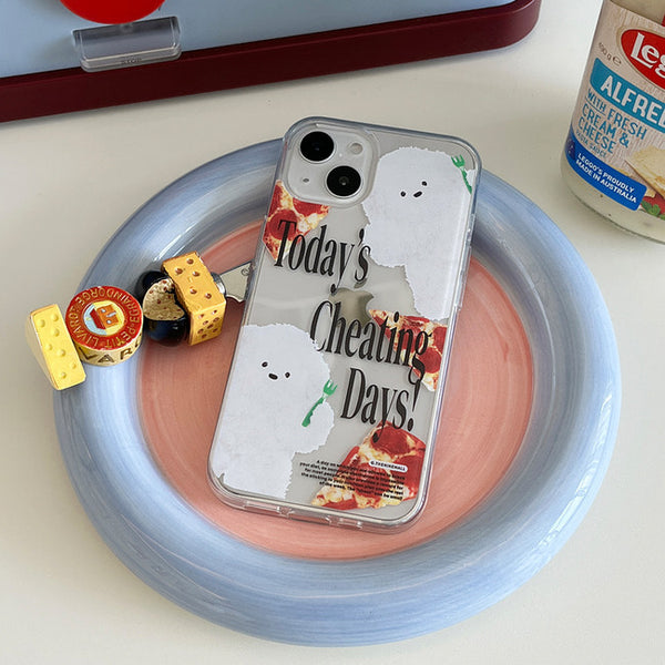 [THENINEMALL] Cheating Day Ppokku Clear Phone Case (3 types)