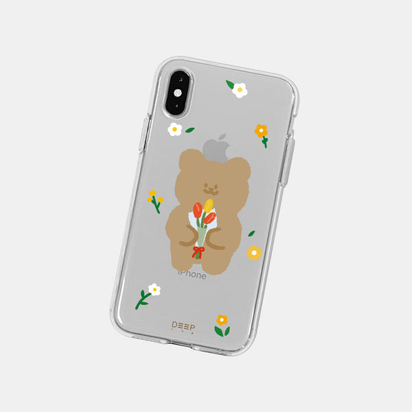 [DEEPING CASE] 꽃다발 귤곰 Jelly Case