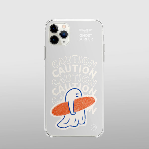 [PERCENTAGE] Crayon Ghost Surfer Phone Case (4 Types)