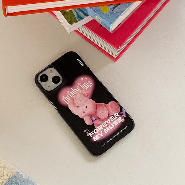 [THENINEMALL] Pink Muse Windy Hard Phone Case (2 types)