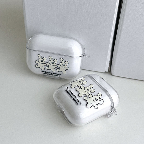 [Mademoment] Butty Play Design Clear AirPods Case
