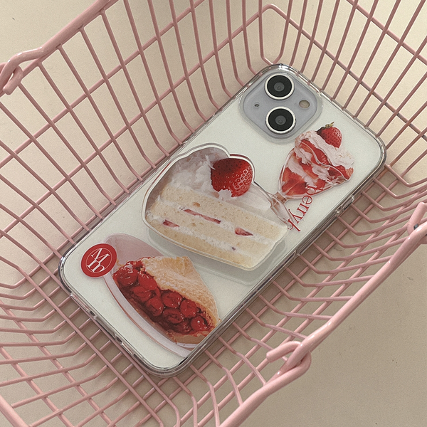 [Mademoment] Taste Sweet Design Clear Phone Case (4 Types)