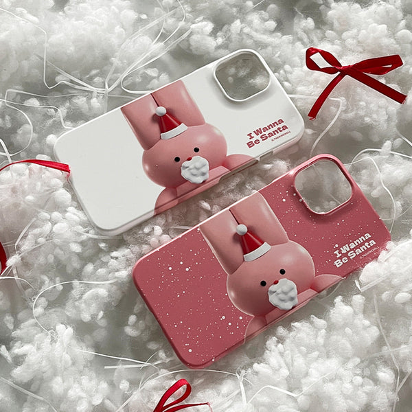 [THENINEMALL] Windy Wannabe Santa Hard Phone Case (2 types)