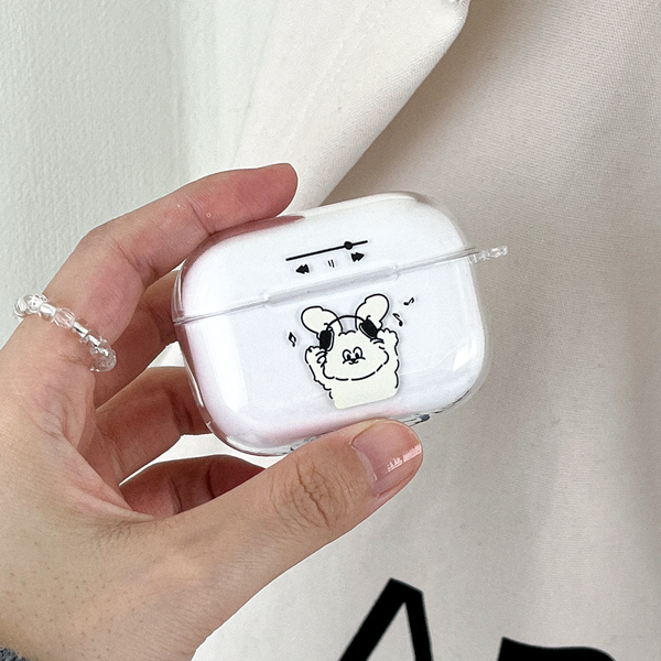 [Mademoment] Melody Butty Design Clear AirPods Case