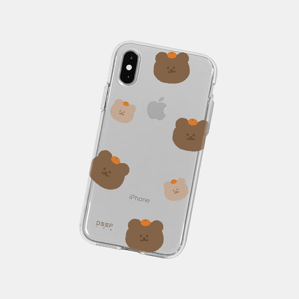 [DEEPING CASE] 애기귤곰 패턴 Jelly Case