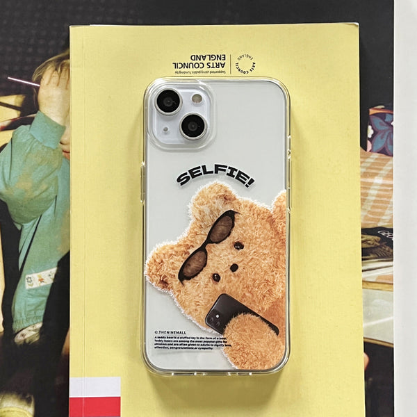 [THENINEMALL] Gummy Big Flash Clear Phone Case (3 types)