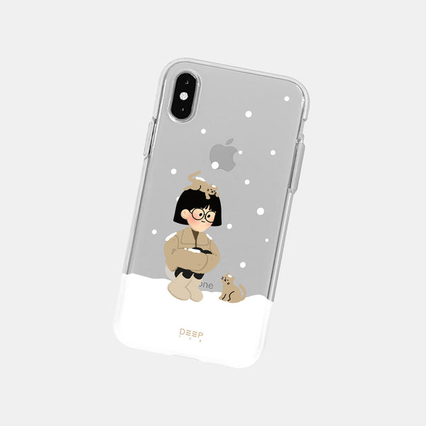 [DEEPING CASE] 스노우 걸 Jelly Case