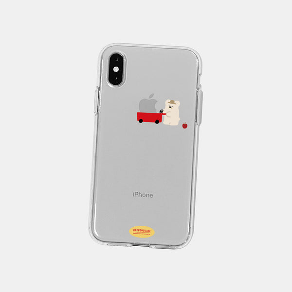 [DEEPING CASE] 사과따는 귤곰 Jelly Case