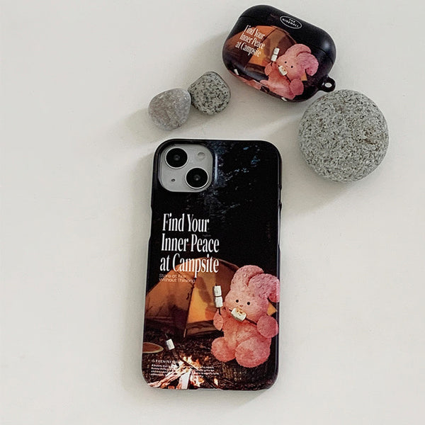 [THENINEMALL] Photo Camping Windy Hard Phone Case (2 types)