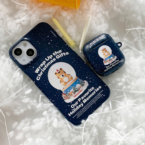 [THENINEMALL] Hey Tiger Snowball Hard Phone Case (2 types)