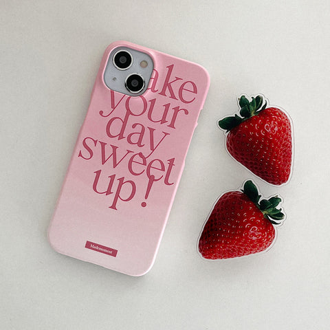 [Mademoment] Sweet Up Lettering Design Phone Case