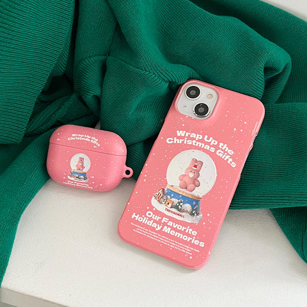 [THENINEMALL] Windy Snowball Hard Phone Case (2 types)