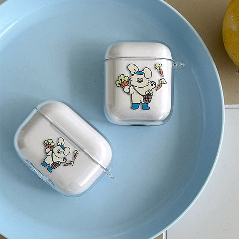 [Mademoment] Butty Market Design Clear AirPods Case