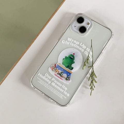 [THENINEMALL] Raptor Snowball Clear Phone Case (3 types)