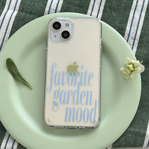 [Mademoment] Garden Mood Design Glossy Mirror Phone Case