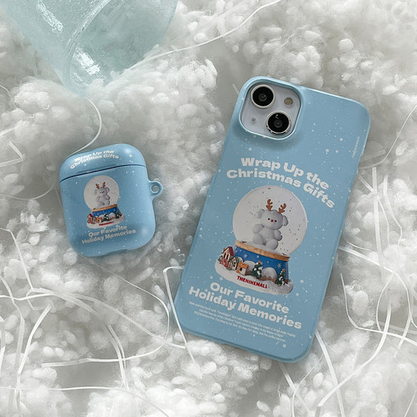 [THENINEMALL] Ppokku Snowball Hard Phone Case (2 types)