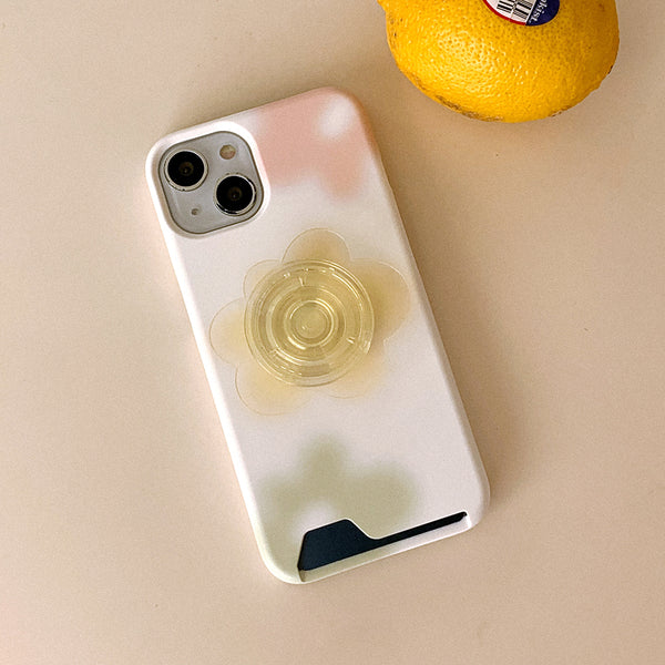 [Mademoment] Soft Flower Design Phone Case