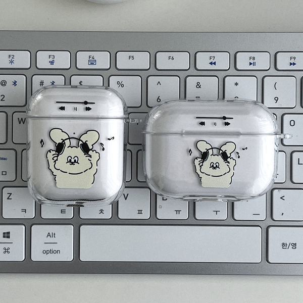 [Mademoment] Melody Butty Design Clear AirPods Case