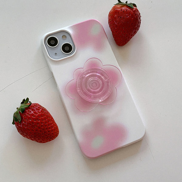 [Mademoment] Soft Flower Design Phone Case