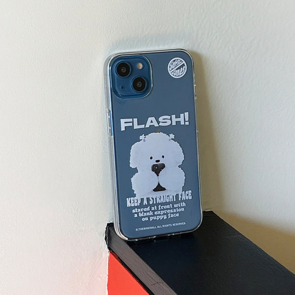 [THENINEMALL] Ppokku Basic Flash Clear Phone Case (3 types)