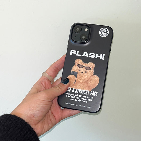 [THENINEMALL] Gummy Basic Flash Hard Phone Case (2 types)