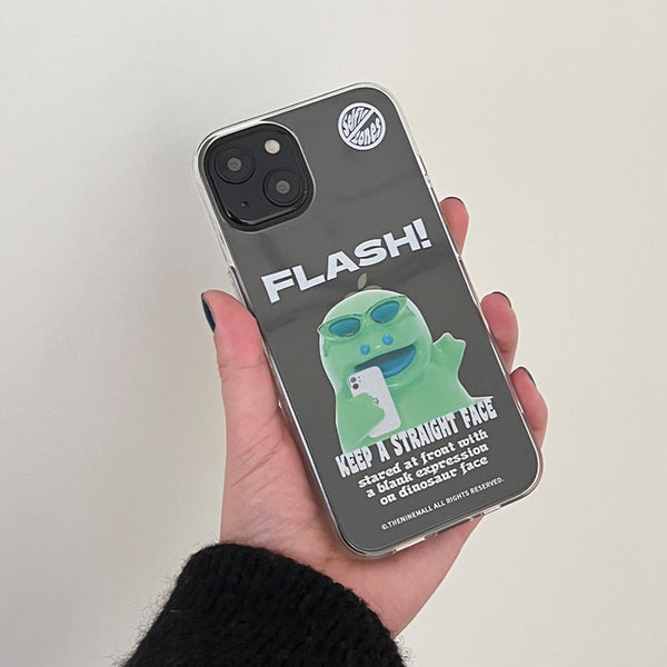 [THENINEMALL] Raptor Basic Flash Clear Phone Case (3 types)