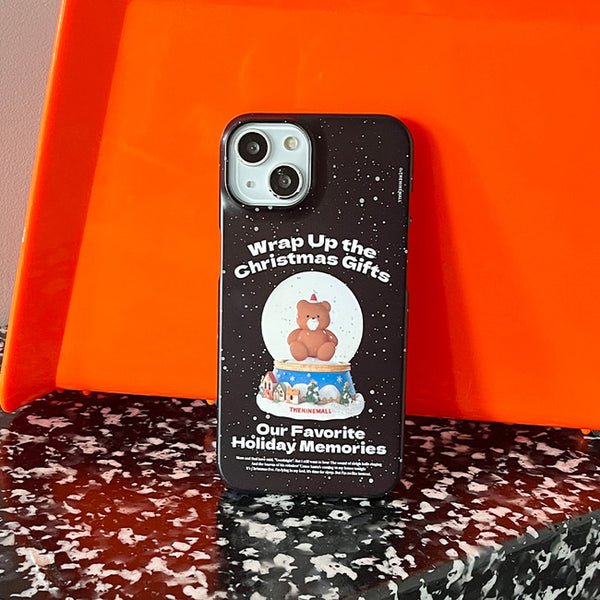 [THENINEMALL] Gummy Snowball Hard Phone Case (2 types)