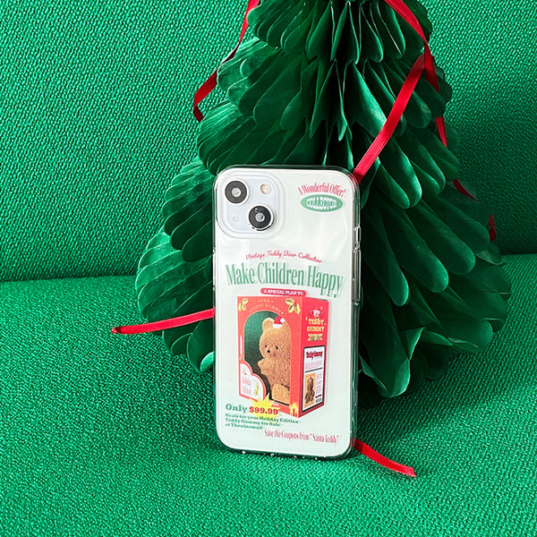 [THENINEMALL] Holiday Edition Gummy Clear Phone Case (3 types)