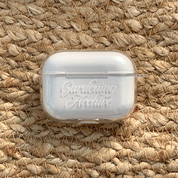 [Mademoment] Gardening Archive Design Clear AirPods Case