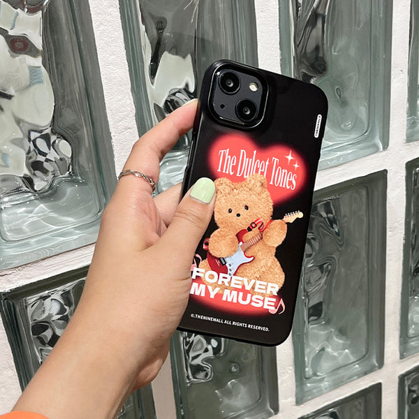 [THENINEMALL] Red Muse Gummy Hard Phone Case (2 types)