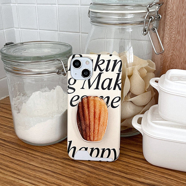 [Mademoment] Home Baking Lettering Design Phone Case