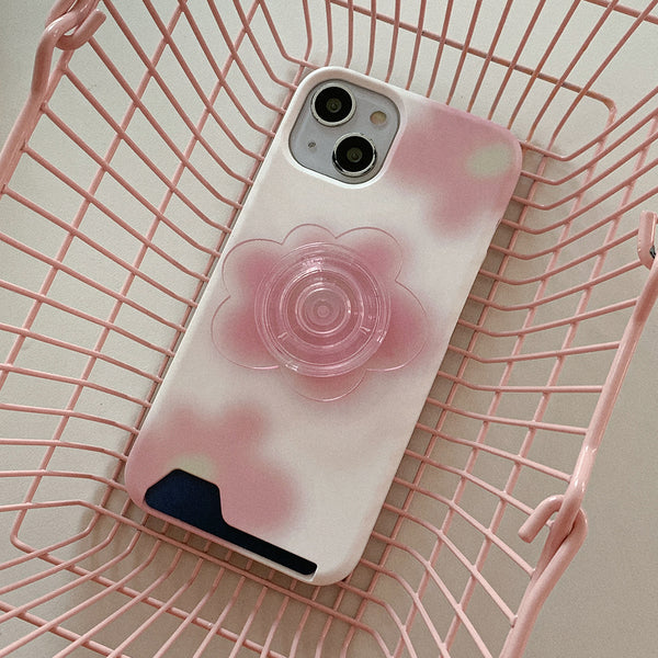 [Mademoment] Soft Flower Design Phone Case