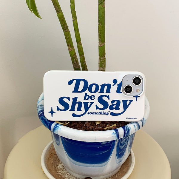 [THENINEMALL] Dont Be Shy Hard Phone Case (2 types)