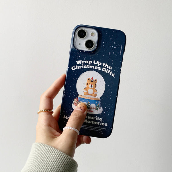 [THENINEMALL] Hey Tiger Snowball Hard Phone Case (2 types)