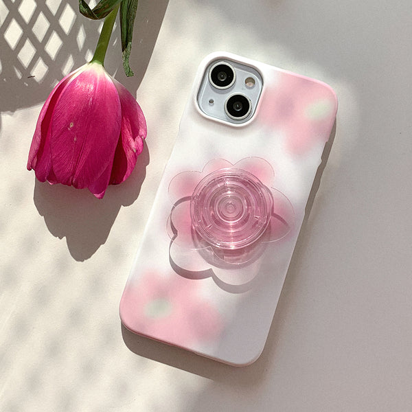 [Mademoment] Soft Flower Design Phone Case