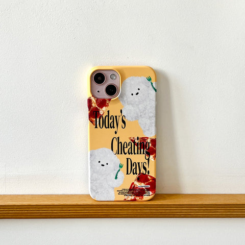 [THENINEMALL] Cheating Day Ppokku Hard Phone Case (2 types)