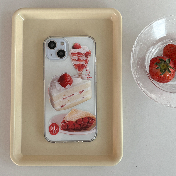 [Mademoment] Taste Sweet Design Clear Phone Case (4 Types)