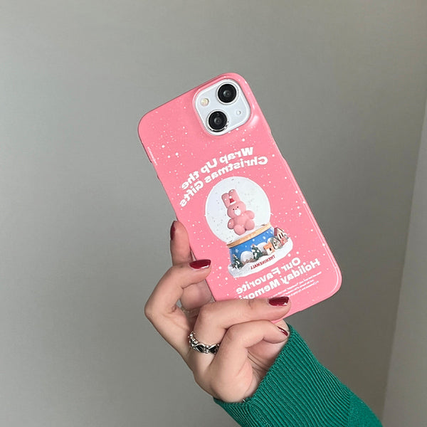 [THENINEMALL] Windy Snowball Hard Phone Case (2 types)