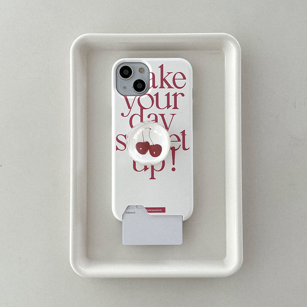 [Mademoment] Sweet Up Lettering Design Phone Case