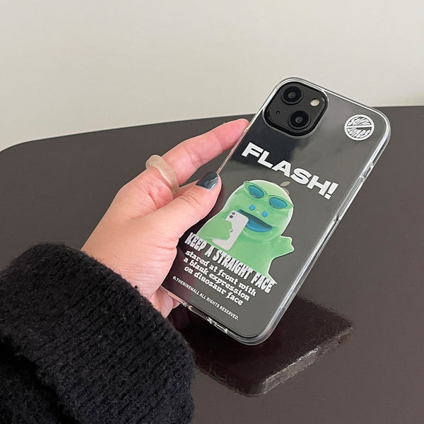 [THENINEMALL] Raptor Basic Flash Clear Phone Case (3 types)