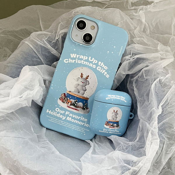 [THENINEMALL] Ppokku Snowball Hard Phone Case (2 types)