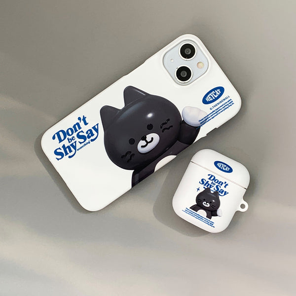 [THENINEMALL] Big Hey Cat Hard Phone Case (2 types)