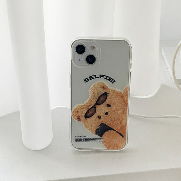 [THENINEMALL] Gummy Big Flash Clear Phone Case (3 types)