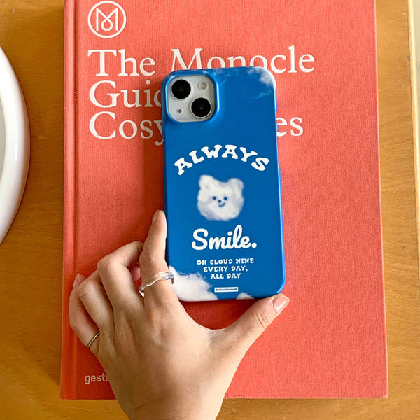 [THENINEMALL] Cloud Gummy Hard Phone Case (2 types)