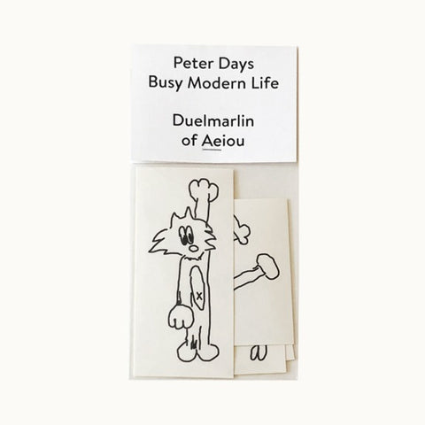 (現貨) - [Aeiou] Peter Days Sticker Busy Modern Life