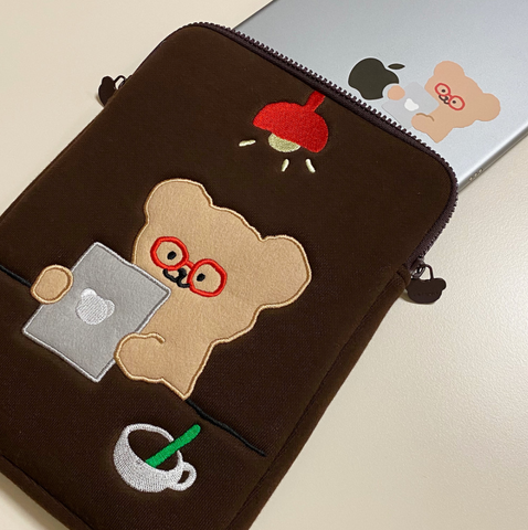 [TETEUM] CHOCO I-PAD POUCH