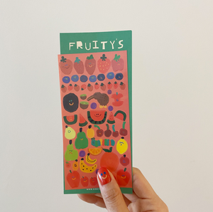 [Dinotaeng] Veges Glitter Sticker / Fruity's Glitter Sticker
