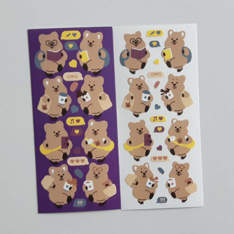 [YOUNG FOREST] Busy Quokka Sticker